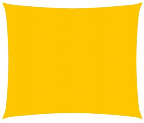 Somanki Sonnensegel 160 g/m² Quadratisch Gelb 4x4 m HDPE, Sichtschutz Balkon, Balkon Sonnenschutz, Sonnenschutzsegel,Regenschutz Balkon, Seitenmarkise, Sichtschutz Terrasse - 311551