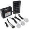 Generador Solar con Paneles Incluidos, Suministros para Huracanes para el Hogar, Mini Generador Portátil con Panel Solar y 3 Luces de 18000 MAh para Acampar, Explorar Al Aire Libre