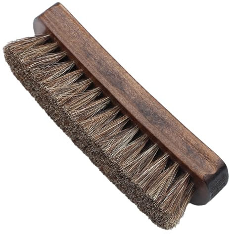 1pcs Cepillos para Calzado,Cepillo Lustrador,Cepillo de Crin para Pulir Los Zapatos,Cepillo de Pulir Hecho de Crin,Cepillos para Zapatos,para el Cuidado del Calzado de Cuero Pulir Tus Zapatos