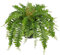 Hollyone Fougère de Boston artificielle en pot de 48 cm pour intérieur et extérieur, plantes artificielles vertes pour décoration d'intérieur, jardin, terrasse, balcon, salon