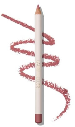 LAURA GELLER NEW YORK Marble Lips Multidimensional Liner, Romantic Rose - Marbleized Smooth Glide Sharpenable Lip Liner for Fuller Lips