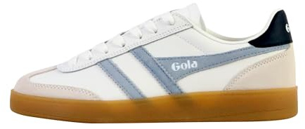 Gola Viper Leder Damen Weiße Turnschuhe - EUR 36
