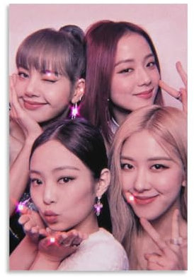 BNCVJFI BLACKPINK Poster sur toile pour décoration murale salon chambre 30 x 45 cm