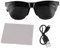 Culnflun Smart Glasses, 137 Language Translations Bluetooth Glasses con doppio altoparlante, obiettivo polarizzato UV400 e controllo touch, unisex (nero)