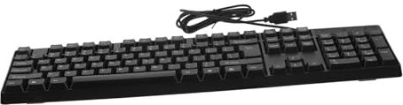 FELTECHELECTR Clavier USB Filaire Ergonomique pour Pc Et Ordinateur Portable Clavier De Bureau Silencieux Et Lumineux pour Travail Gaming