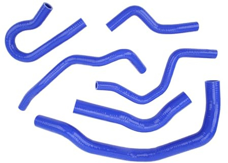 Aumotop Kit de Manguito de Refrigeración Radiador Silicona, Tubo Transferencia Resistente Al Calor para Type R EK EG B16A B18C B20B 1992-2000 (Azul)