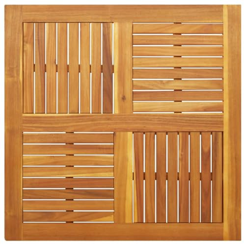 pokgdf Runde Tischplatte 90 cm Durchmesser aus robustem Akazienholz - Ersatztischplatte aus Massivholz Akazie für rustikales Design und Pflegeleichte Akazienholz Tischplatte