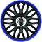 ZentimeX Z778321 Radkappen Radzierblenden universal 15 Zoll Blue R