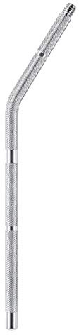 Meinl Percussion Threaded Percussion Rod, Verchromt (MC-TR2) | Gewinkelter Befestigungsstab, mit 3/8 Zoll Gewinde, Stahl