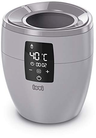 LOVI Flaschenwärmer, 4-in-1-Sterilisator, 4 Modi, erwärmt, entfrostet, sterilisiert und hält die Temperatur von Lebensmitteln, einfach zu bedienen, Grau