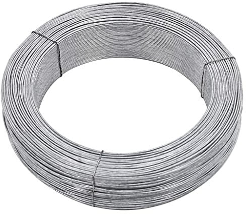 vidaXL Bindedraht Spanndraht Blumendraht Wildzaun Gartenzaun Maschendrahtzaun Zaun Draht Basteldraht Zaundraht 250m 1,4mm Stahl Silbern