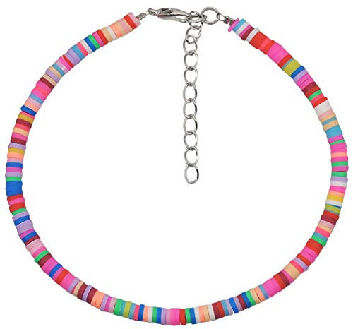 Holibanna Bracelet de Cheville Perlé Pied Cheville Perles Colorées en Couches Bijoux de Plage Dété pour Femmes Filles (Coloré)