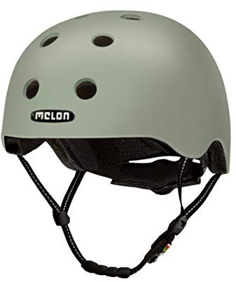 Melon Fahrradhelm »New York« für Damen, Herren und Kinder | Leichter & sicherer urbaner Cityhelm mit Magnetverschluss, individuell anpassbar in grau, Pastell | Größe XXS-S (46-52 cm) …