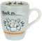 THUN ® - Mug per tè, caffè, tisana con Zebra - Black or White Mornings? - Porcellana - 300 ml - Ø 8,5 cm