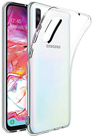 Captor Coque Compatible avec Samsung Galaxy A50 / A50s, Coque TPU Transparente en Silicone Souple et Mince, Protection complète avec Bord surélevé pour écran et Appareil Photo
