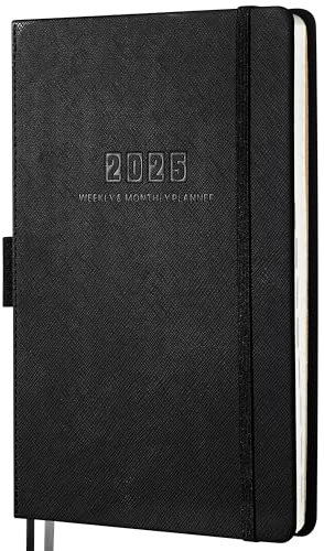 Artfan Kalender 2025 2026, Terminplaner 2025 2026 Taschenkalender von Juli 2025 bis Juni 2026, mit Ledereinband und dickem Papier, Innentasche und 88 Seiten Notizen