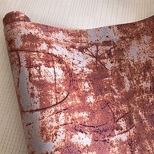 Sankuai 1 stück rostern wrap Vinyl Film Selbstklebende PVC autoaufkleber DIY rostig Aufkleber für Auto Scooter Motorrad Auto rostfolie umhüllung (Farbe : Option 1, Größe : 50cm x 152cm)
