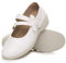 AJVANI Flat Grip Sole Padded Mary Jane Hook&Loop Comfort Shoes Size 9 42 White