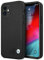 BMW BMHCP12SRCDPK Hülle für iPhone 12 Mini 5,4 schwarz Leather Deboss
