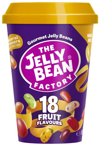 The Jelly Bean Factory Fruit Mix Flavours Cup 200g x 12
