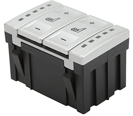 Akozon Sitzheizungsschalter, Autositzheizungsschalter Autositzheizungsknopf BS7T19K314AB Für 2006-2015 Für Galaxy MK 3 2006-2015 Für Mondeo MK 4 2007-2015