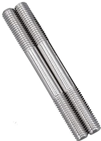 2 Stück Stehbolzen, Edelstahlanschluss, Gewindedurchmesser 10 mm, Gesamtlänge,M10*110mm