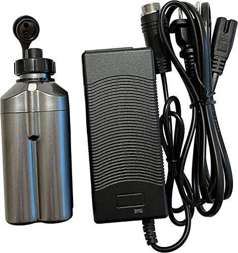 Aelcouth Batterie de rechange compatible Sea Fishing Electric Reel pour Daiwa Shimano BM2300 BM2500 BM2900 avec chargeur de rechange Daiwa RB-CC4002 14,8 V 2500 mAh