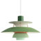 Esstisch Nordic Pendelleuchte, Industrielle Aluminium Wohnzimmerlampe Pendellampe, E27, Moderne klassisch Esstischlampe Hängelampe für Loft Cafe Bar Wohnzimmer Schlafzimmer, Höhenverstellbar (B,40CM)