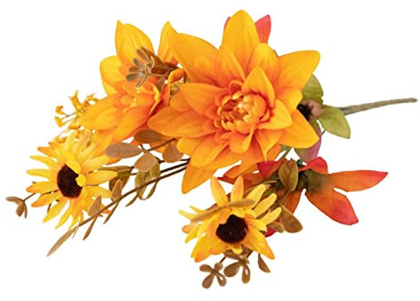 Künstliche Blume DIY Kein Verwelken Fotografie Requisiten Künstliche Dahlie Wohnzimmer Versorgung Gelb