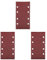 kwb 5 Stück Schleifpapier Professional (93 x 185 mm, gelocht, Körnung 40 für Holz, Metall & Farbe, für Schwingschleifer mit Klett-Trägerplatte und Absaugsystem, Sparpack) (Packung mit 3)