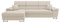 Mirjan24 Ecksofa Cotere Mini Cord, Eckcouch, Sofa, Couch mit Schlaffunktion und Bettkasten, L-Sofa, Wohnlandschaft, Polsterecke, Farbauswahl (Poso 100, Seite: Links)