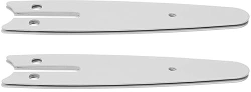 Bruafsir 2 piezas de 4 pulgadas Mini placa guía de motosierra barra guía de repuesto para motosierra eléctrica de 4 pulgadas accesorios