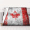 Überwurfdecke mit Kanada-Flagge, Mikrofaser, Flanell-Decken für Sofa, Bett, Couch und Reisen, 101,6 x 76,2 cm
