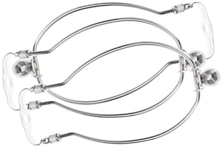 Alipis Metallhalter 2st Büro Lichtstativ Lampenschirmhalter Kugel Lampe Endstück Lampenständer Stehleuchte Halterung Hochzeit Lampenschirm Rahmen Hauptlampenstand Lampenhalter Haushalt