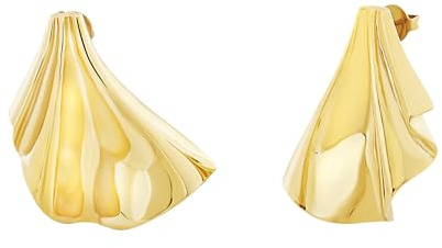 BREIL Sammlung PLISSE', Ohrring Damen aus STAHL | Sammlung PLISSE', Ohrring, Maße 09 cm, Schmuck als Geschenkidee Damen
