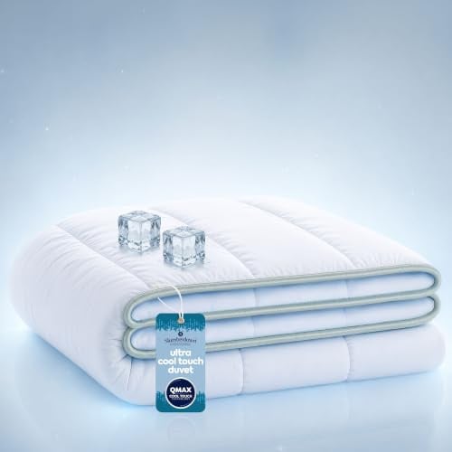 Slumberdown Luxury Cooling Blanket Single - Duvet Keeps you 2X Cooler, Lightweight Breathable & Ultracool Bed Blanket for Hot Sleepers & Summer Night Sweats - Hypoallergenic, Washable (135 x 200cm)
