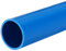 QUARKZMAN PVC Rohr, Durchmesser 36mm Länge 0.2m Rund Kunststoffrohr für Garten, Aquarium, Wasserleitung, Kabelkanal, lüftungsrohr (Blau)