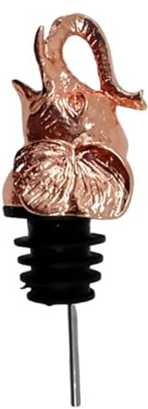 ABOOFAN Elephant Head Wine Pourer Alloy Wine Bottle Caps Pouring Aid for Home Party Elephant Design Random Color