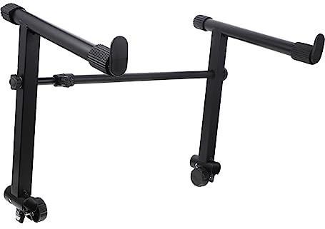 FUNOMOCYA Portable Keyboard Stand for Synthesizer Piano Electric Organ Skid Strips Easy Assembly