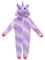 KAKU NANU Pigiama Intero Unicorno Bambina Pigiama Intero Tuta Intera con Cappuccio Unicorno Pile Bambini Costume 8 9 10 Anni Unicorno Bambina Regalo