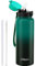 GOPPUS 1.2L/40oz Botella Agua Acero Inoxidable con Pajita 1.2 Litros Termo Agua Caliente Fría Botellas Agua Acero Doble pared Aisladas a Prueba Fugas Botella Bebida con Tapa Abatible para Adultos