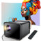 Weelikeit Beamer, 4K Full HD 1080P Beamer, Smart Projector 5G WiFi 6 BT 5.0, Home Tragbare Beamer Heimkino, Outdoor projektor mit automatischer Keystone Funktion, kompatibel mit Smartphone
