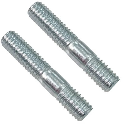 WOOSTAR Auspuff Stehbolzen Ersatz für 50ccm 70ccm 90ccm 110ccm 125ccm 150ccm Chinesisches Dirt Pitbike ATV 4 Wheeler Quad Go Kart Packung mit 2