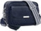 NEWIROVE Crossbody Bag Damen Leder Umhängetasche Damen Mittelgroß Handtasche Schwarz mit Breitem Gurt Verstelbaar Schultertasche Mit Fransen Für den Einkauf Auf Reisen,Blauschwarz