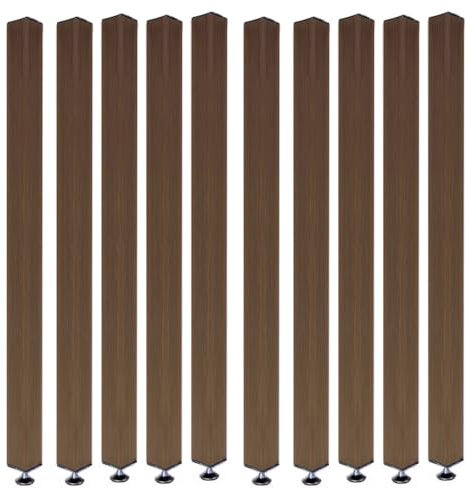 209,8 cm Hölzerner Treppen-Raumteiler für Arbeitszimmer, Wohnung, Büro, 10 Stück
