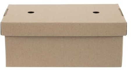 Fiesta Compostable Fold out Take away Box, Pack 100 | Folds flat to save storage space and features a secure lock mechanism to prevent accidental spills during transit.