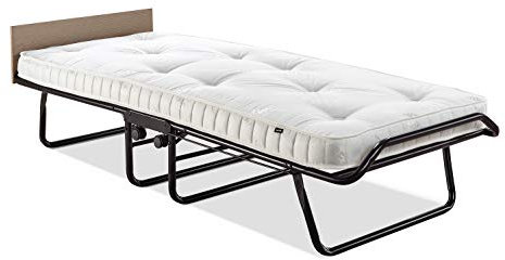 JAY-BE Supreme Automatisches Faltbett mit Taschenfederkernmatratze, Stahl, 197 x 78 x 51 cm