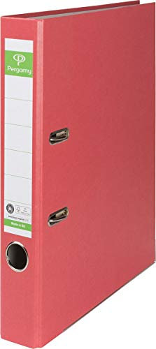Pergamy 900806 Ordner Recycolor Natura A4 5cm rot