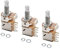 Pxyelec A500K Push Pull Potentionmeter Volume Tone Switch Pots Shaft 18mm for Guitar Bass Volume/Tone Controls Pack of 3