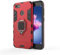CHcase Huawei Y6 PRO 2017 / Huawei P9 Lite Mini/Enjoy 7 Custodia, 2 in 1 Armour Hybrid Dual Layer Armatura PC + TPU Custodie Case Cover con Supporto Magnetico per Auto per Huawei Y6 PRO 2017 -Red